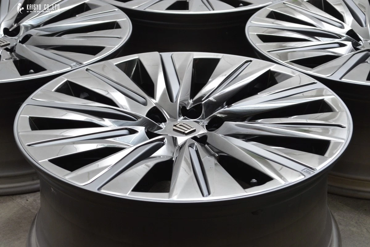 JDM Removed from a new car Toyota Crown Estate RS OEM 21in 8.5J +35 PC No Tires - Image 2