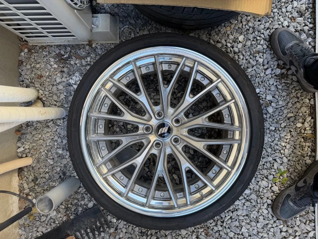 JDM work WORK Gist 20-inch Burr Groove No Tires - Image 4