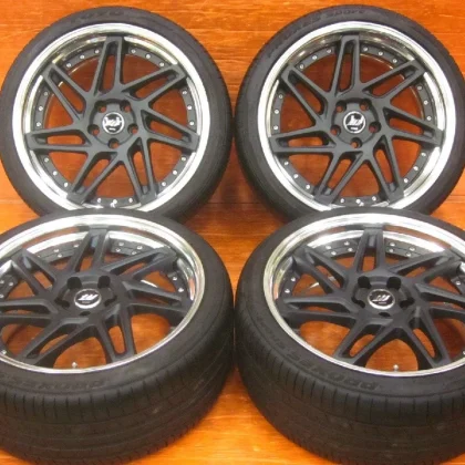 JDM For the Y4 Audi TT: WORK ZEAST ST3 matte black wheels 199.0J +42 P No Tires