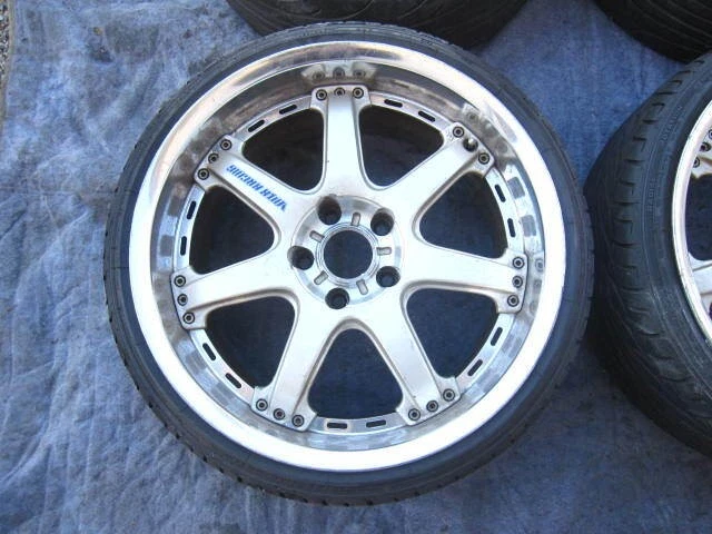 JDM Rays Volk Racing GT-7 8J+23 9J+17 5-hole PCD114.3/5H Big Caliper C No Tires - Image 4