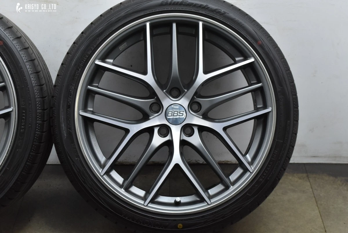 JDM BBS GERMANY CC-R CC2003 19-inch 8J +44 PCD112 Blue Earth GT 225/40 No Tires - Image 6