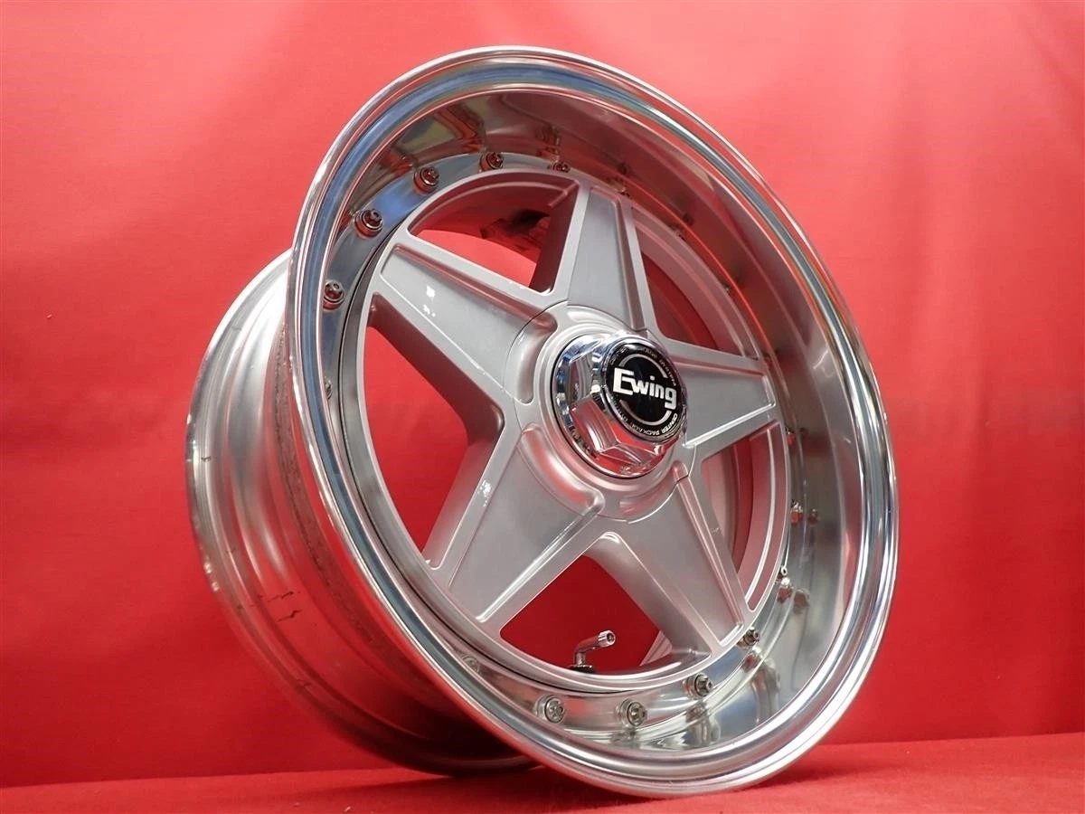 JDM Rare WORK Ewing III wheels 4Wheels 16x7.5+8 8+-0 5x114.3 - Image 2