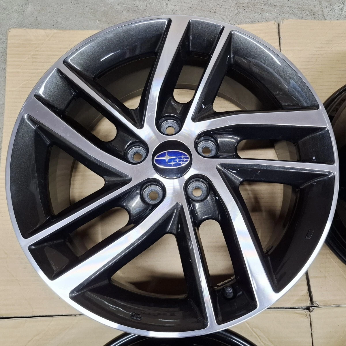 JDM Superb Condition Subaru VN Levorg Genuine Optional Wheels 4Book 17 No Tires - Image 4