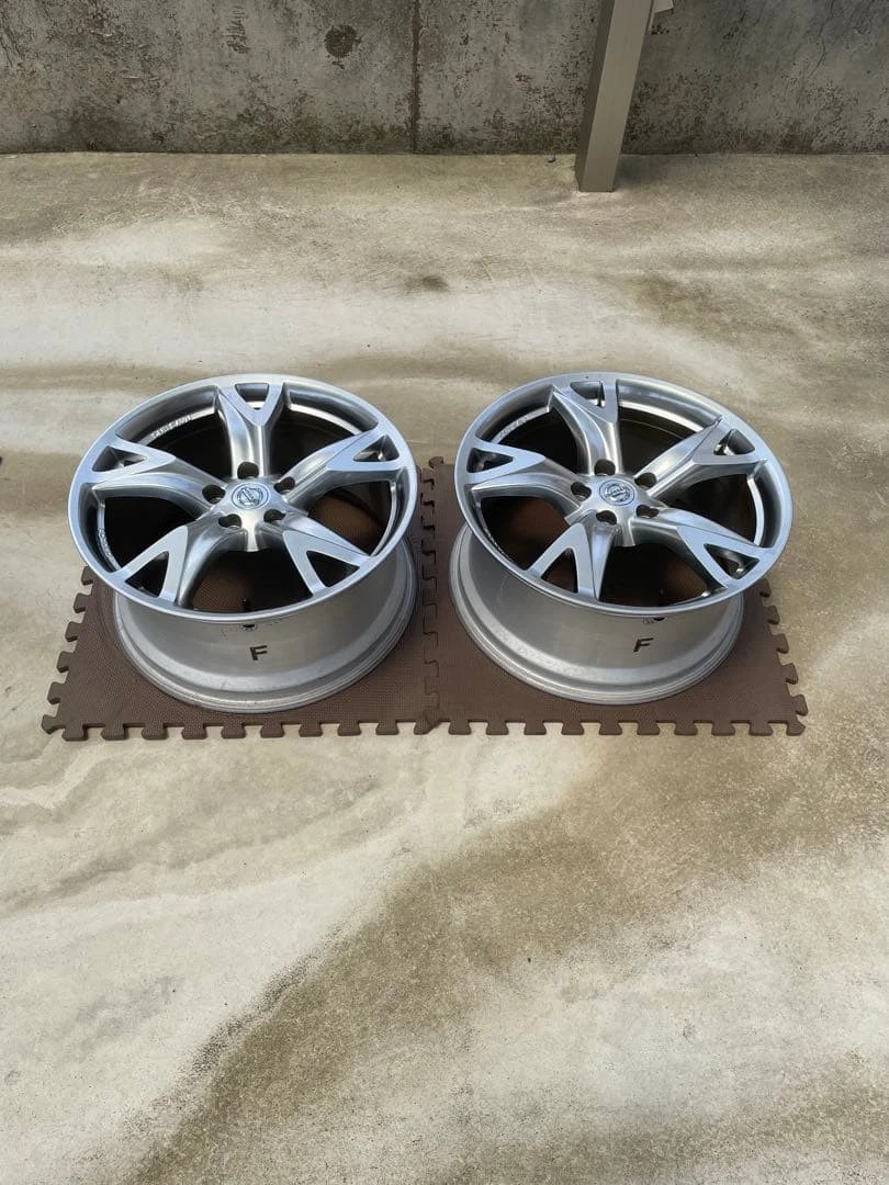 JDM ZST Genuine RAYZ19 Silver Aluminum Wheels 5-Spoke No Tires - Image 2