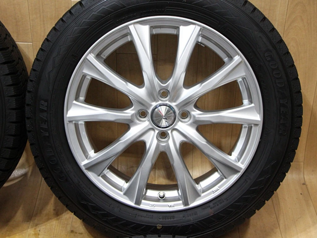 JDM B755 WEDS JOKER 17X6J+40 PCD100 Domestic tires Goodyear ICE NAVI 8 No Tires - Image 3