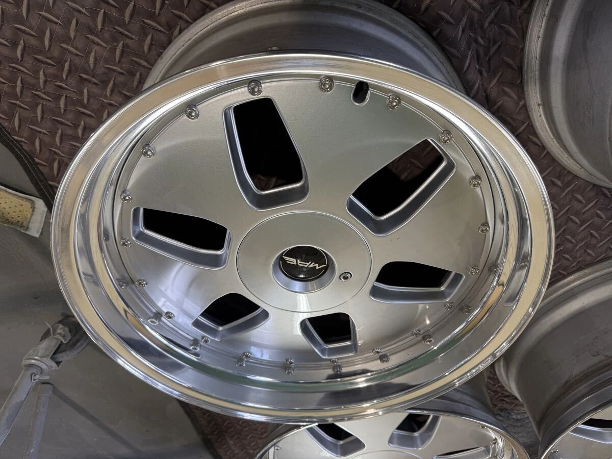 JDM Final listing: Rebar Side AME Rebarrel Deep Rim 19-inch 8.5J 9.5J No Tires - Image 8