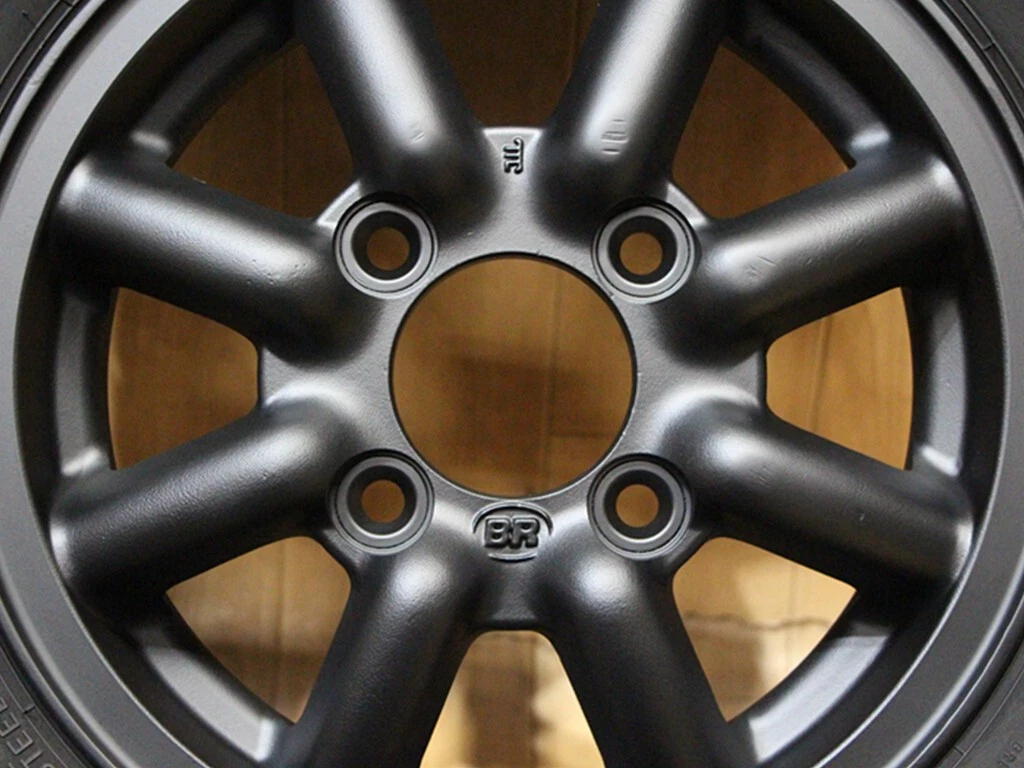 JDM C87 Rare Black Racing BR Black Racing 12X4.5J+45 PCD110 145R12 6PR No Tires - Image 8