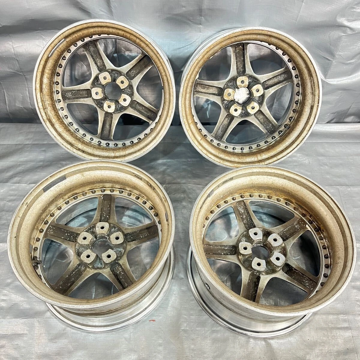 JDM Deep rim early model old Equip 18work WORK Equip 10.5J-10/11.5J-10 No Tires - Image 8