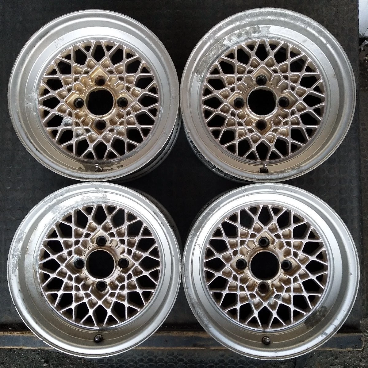 JDM T3-46 4Book Price 15x6.5J 4x114.3 ET+9 Hub 75 Old car etc. In-stor No Tires