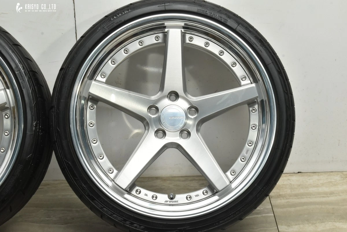 JDM Custom WORK GNOSIS CVF 20-inch wheels with 9J +34 and 10J +39 whee No Tires - Image 6
