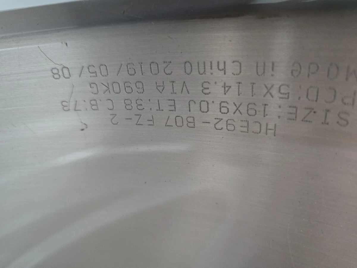 JDM Forging WEDS F-ZERO FZ-2 9J +38 R19 PCD114.3 5H Weds FZ-2 9J +38 f No Tires - Image 10