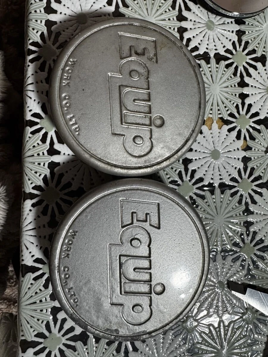 JDM WORK EQUIP Center Cap 2 pieces sold separately No Tires