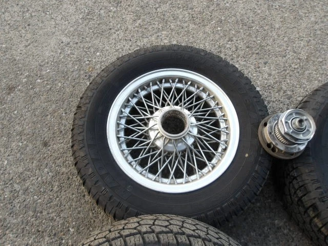 JDM Fortex wire wheels 156.5J offset not clear 5-lug PCD114.3 4Book ol No Tires - Image 5