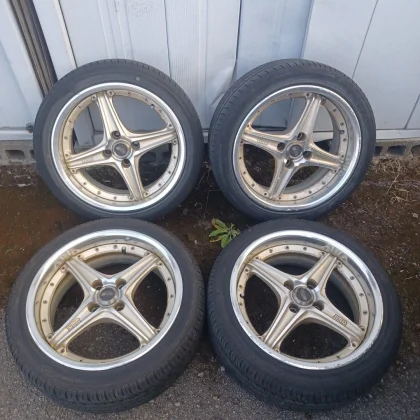 JDM Size: Deep rim SSR Professor SP2 gold 167J+26 PCD100 4-hole tire a No Tires