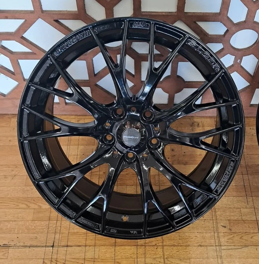 JDM wedssports SA-20R black color 18PCD 114.3 5H ET50 tires for Skylin No Tires - Image 3