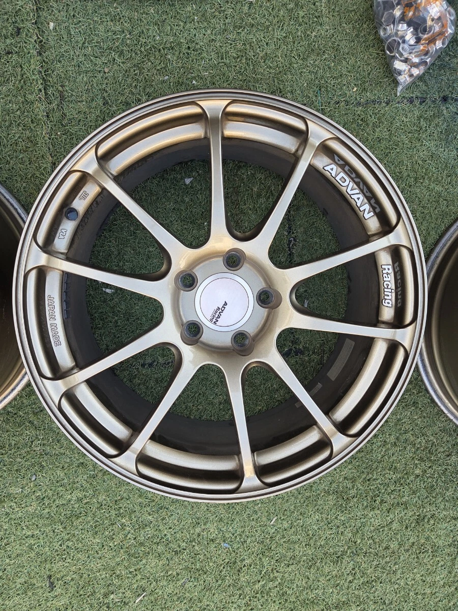 JDM ADVAN PCD114 5H 185J +45 YOKOMO No Tires - Image 2
