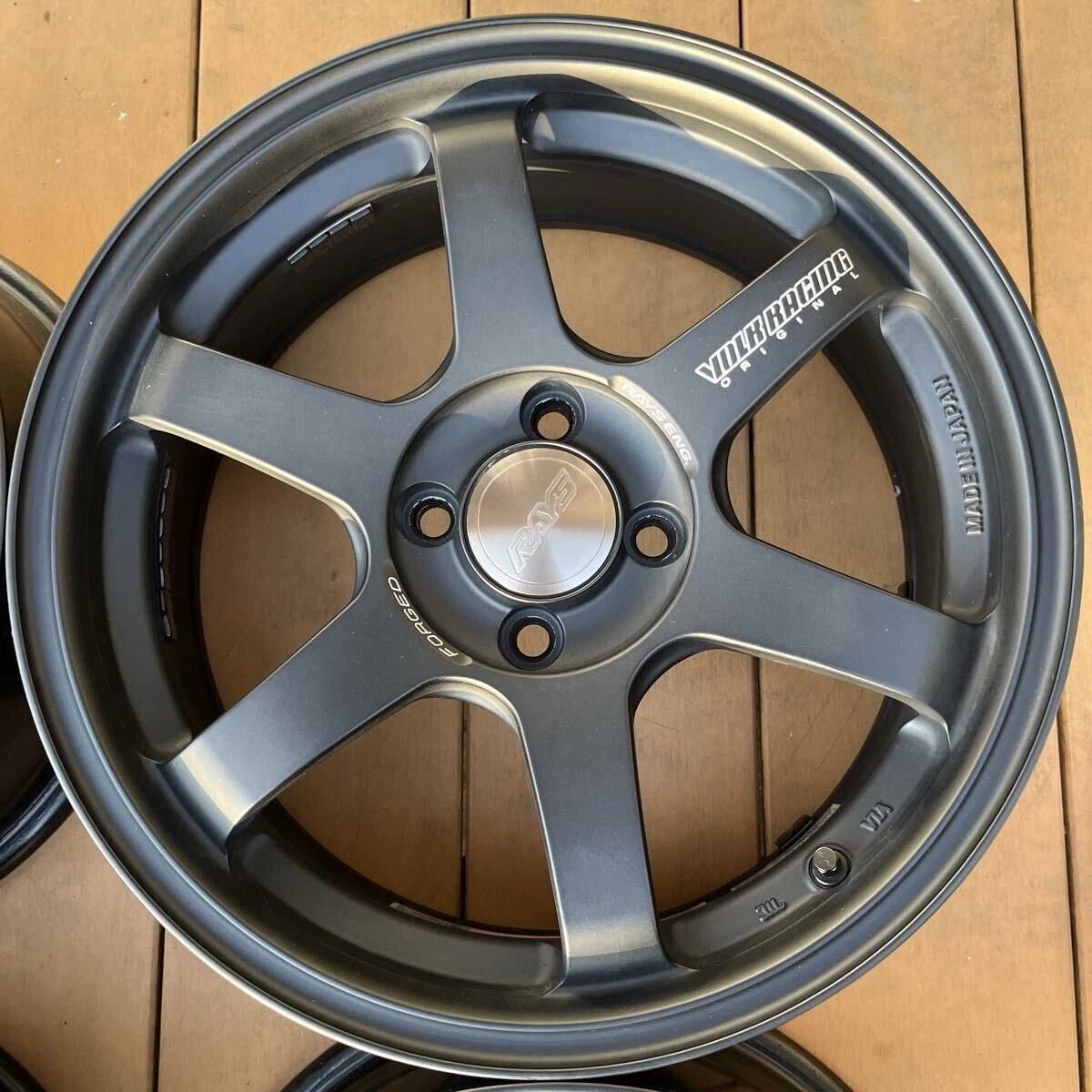 JDM Rays Volk Racing TE37 Sonic RAYS No Tires - Image 5