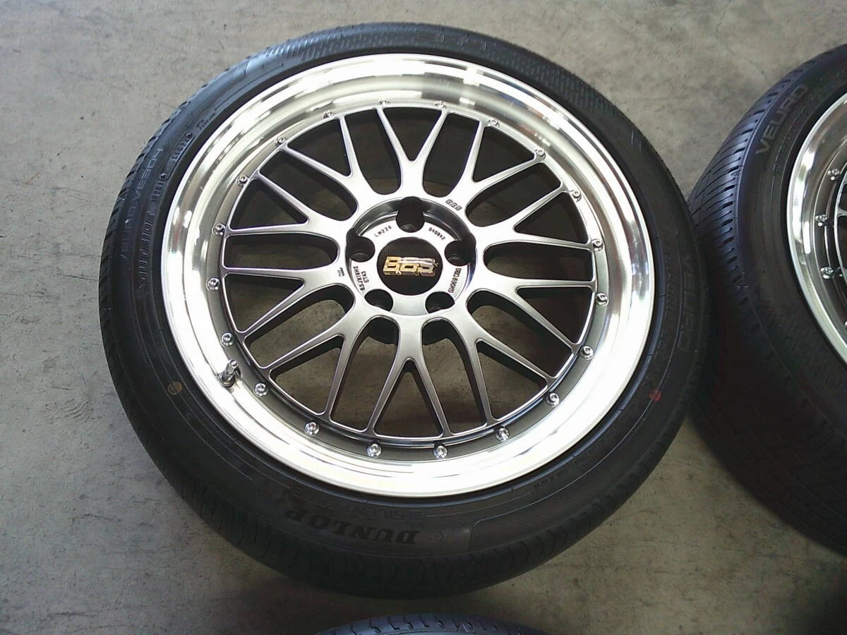 JDM Superb BBS LM220/LM257 19-inch Tire & Wheel Set 4-Book LM 235/40R1 No Tires - Image 5