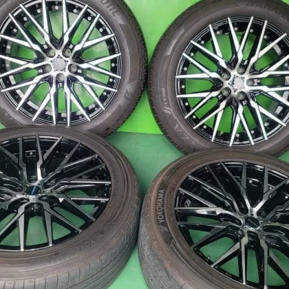 JDM 235/55R19 AME Steiner CVX 19 X8.5J ET+35 tires for Lexus NX RX RAV No Tires