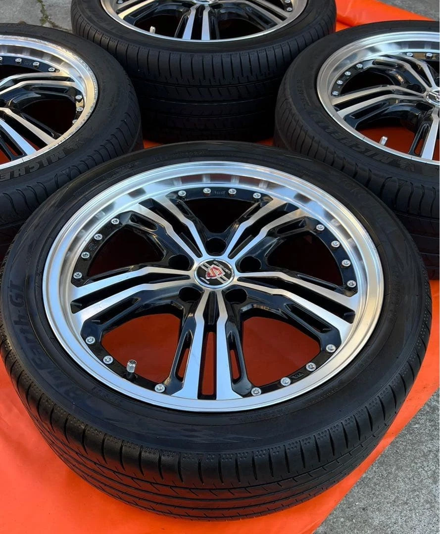 JDM STEINER AME 18-inch 18x7.5J PCD114.3 tires and wheels No Tires - Image 3