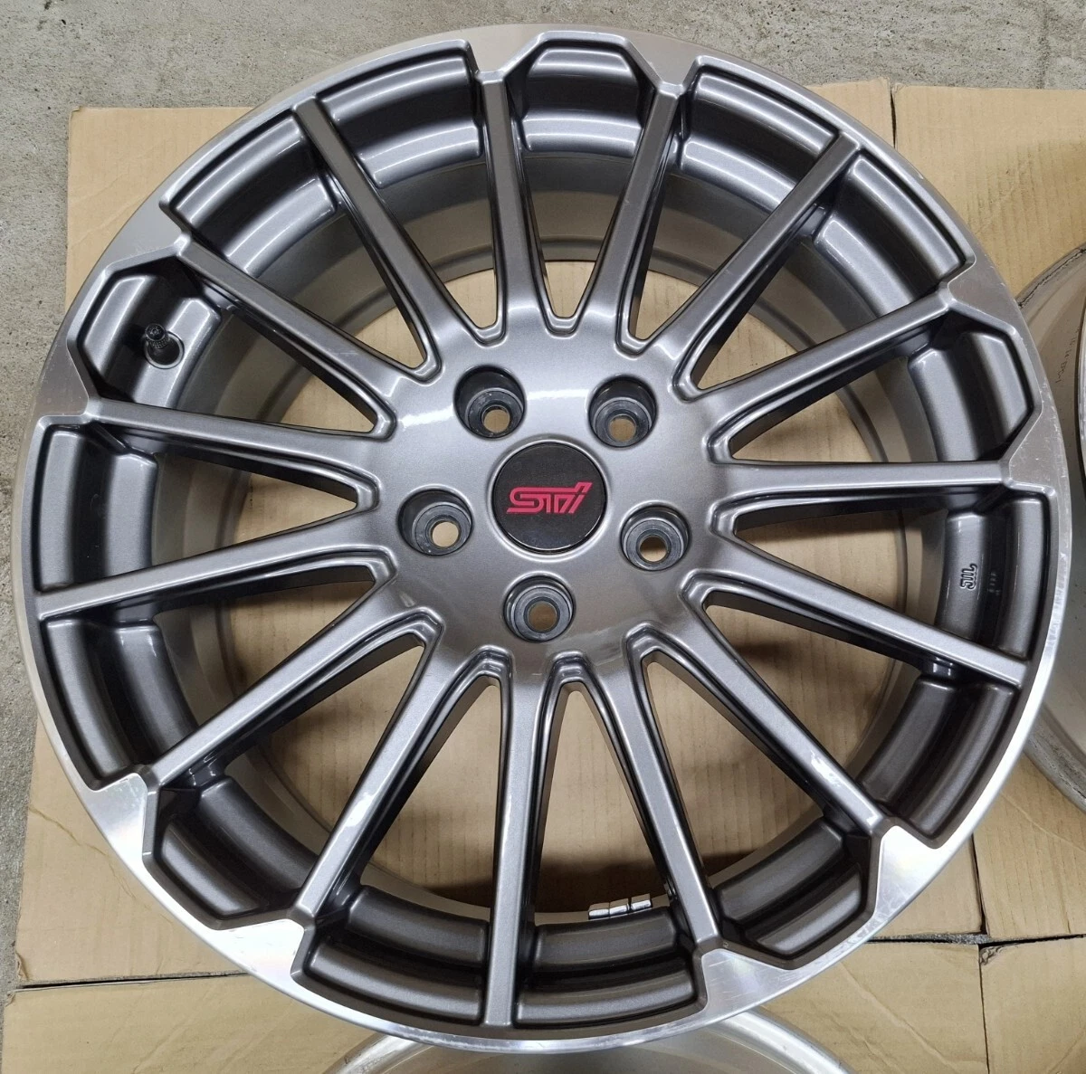 JDM Removed from a new car Subaru Levorg STIsports Genuine Wheels 4-Pa No Tires - Image 4