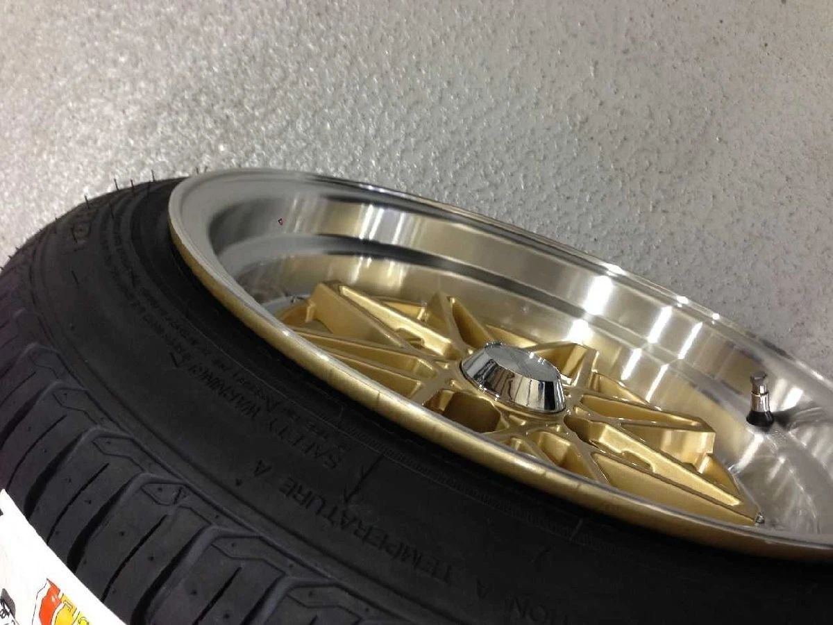 JDM Undriven CH1403 / Imported 15-inch 4-pack set 15x8J 4H PCD100 OFF+ No Tires - Image 9