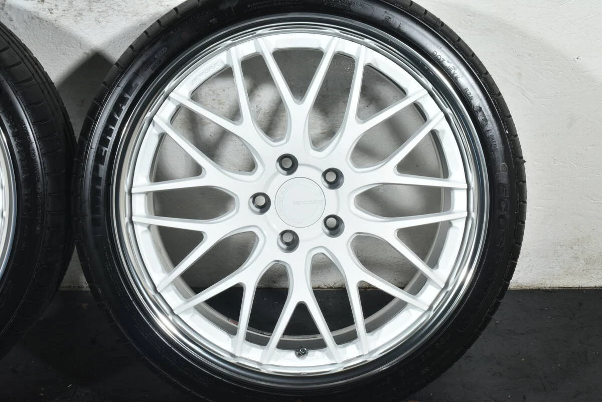 JDM WORK Gnosis HR201 HR1 19-inch PCD112 8J +46 IMPERIAL ECOSPORT2 235 No Tires - Image 3