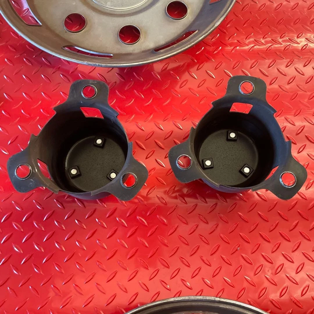 JDM Small size metal plated wheel cap cover for trucks No Tires - Image 12