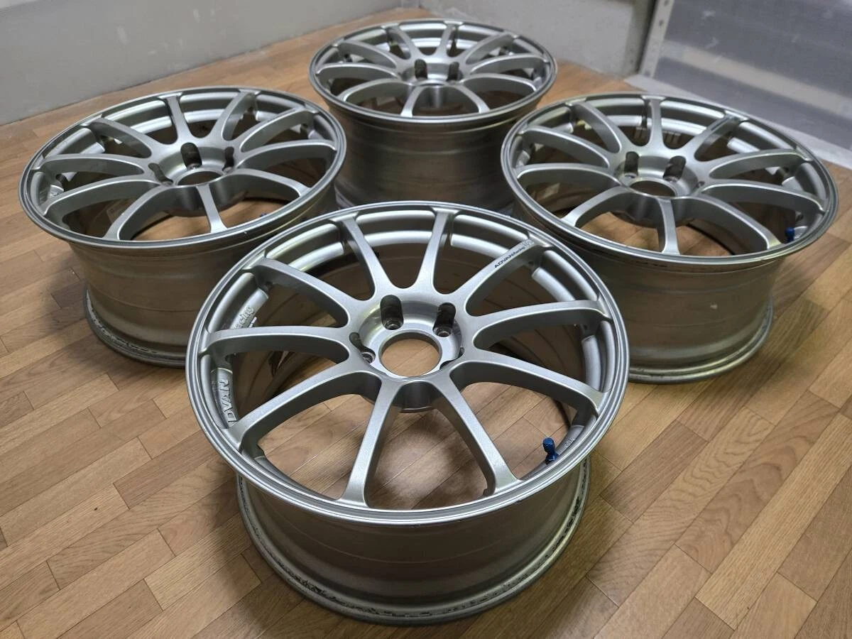 JDM Rare 188.5J +50 PCD114.3 ADVAN Racing RS WRX STI VAB GVB GRB S4 VA No Tires - Image 6