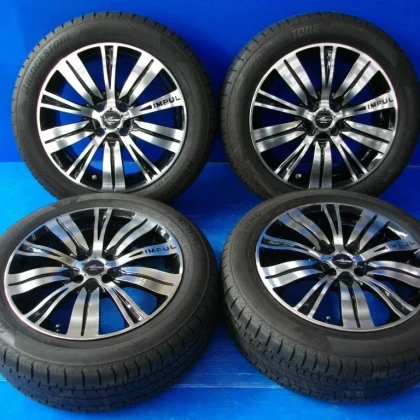 JDM H IMPUL AURA SX-20 166.5J +48 4H PCD100 BRIDGESTONE NEWNO 195/55R1 No Tires