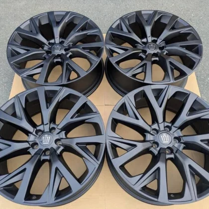 JDM Toyota Crown Estate Genuine 21 Satin Black 4Book No Tires