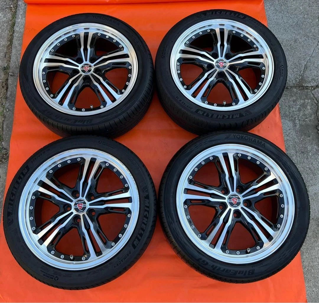 JDM STEINER AME 18-inch 18x7.5J PCD114.3 tires and wheels No Tires