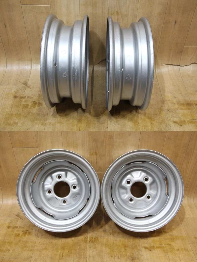 JDM C53 old car Nissan genuine iron 12X4J+30 PCD114.3 73mm hub 2-wheel No Tires - Image 10