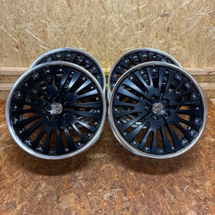 JDM Rare Lowenhart 19x7.5J+48 114.3/5-lug wheels for minivans and seda No Tires