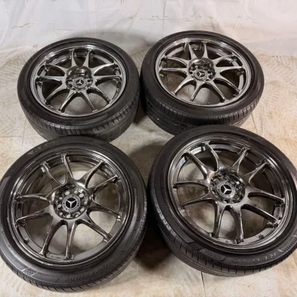 JDM WORK 18 Aluminum Wheels Mercedes-Benz Emblem 225/45R18 No Tires