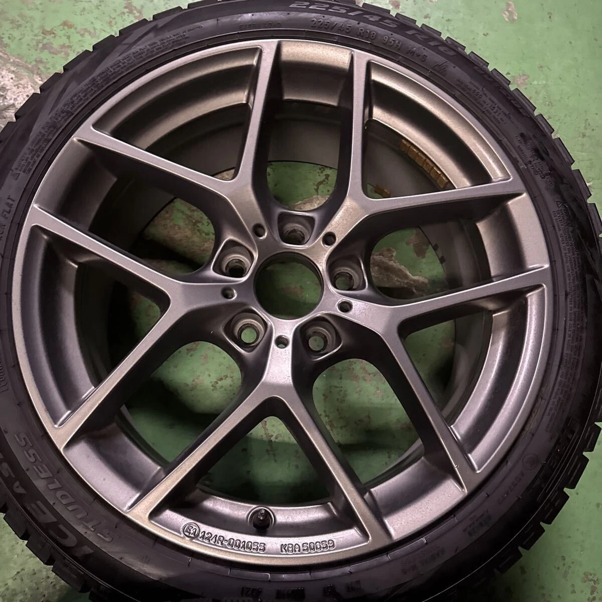 JDM BOBET type Y8J+34 PCD120-5L PIRELLI ICE ASIMETRICO 225/45R18 Asimé No Tires - Image 5