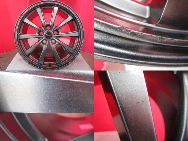 JDM 4BookSET Used Wheels: EURO TECH 8.0J+35 5H-120 Roadstone N8000 202 No Tires - Image 3