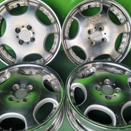 JDM ENKEI AME SHALLEN Used Aluminum Wheel 4Book 16x6J ET+45 100x4H No. No Tires