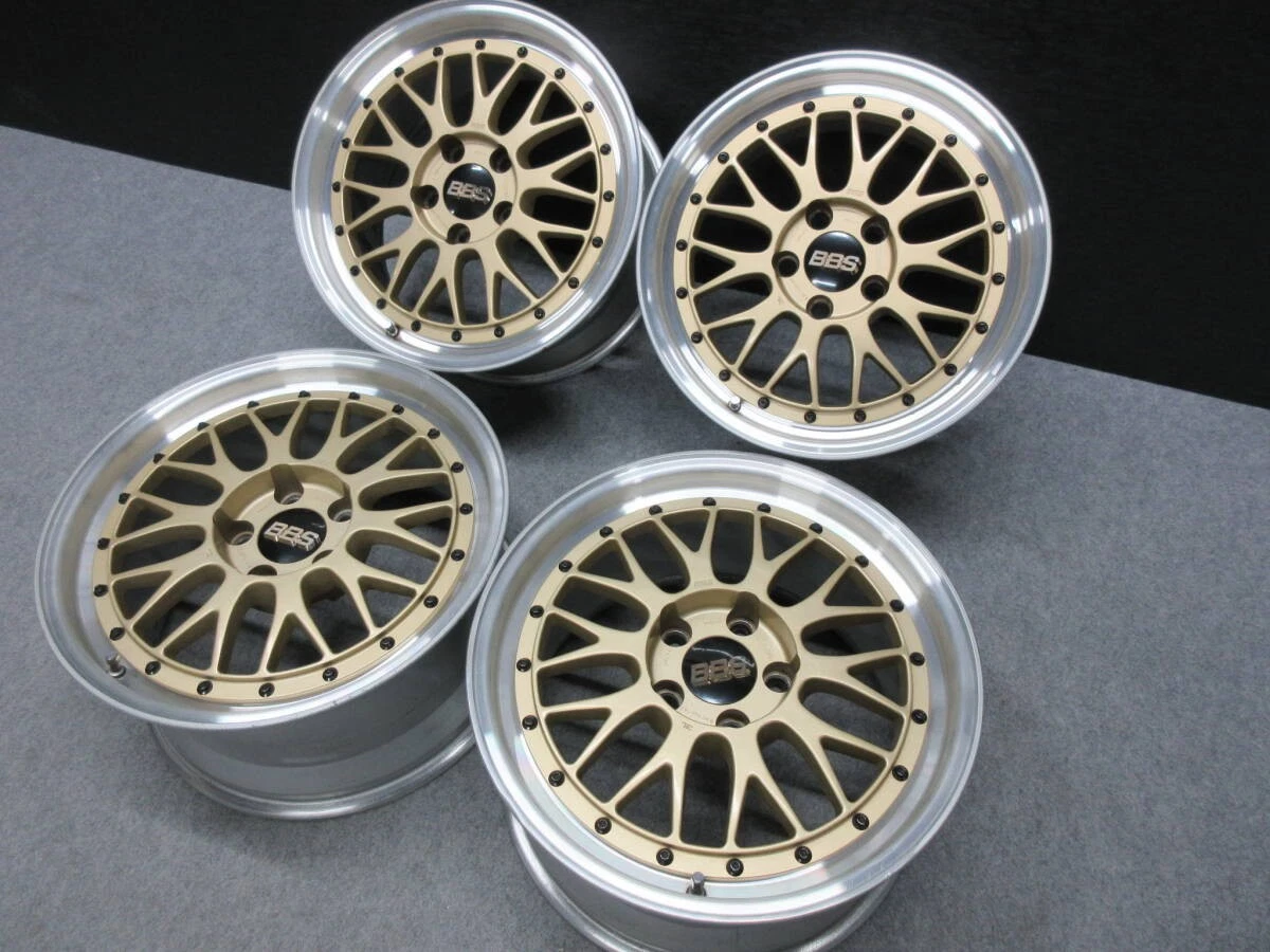JDM Out of print model popular gold BBS LM 17 Crown Mark X Lexus Elgra No Tires - Image 6