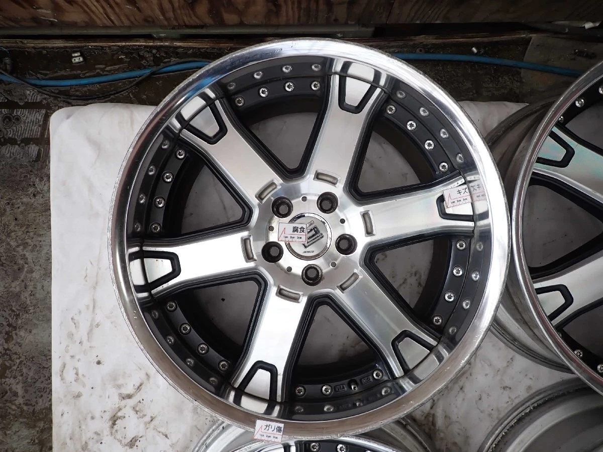 JDM 4BookSET Company Address 20x8.5J 9.5J WORK LS606 Aluminum 5-Hole P No Tires - Image 2