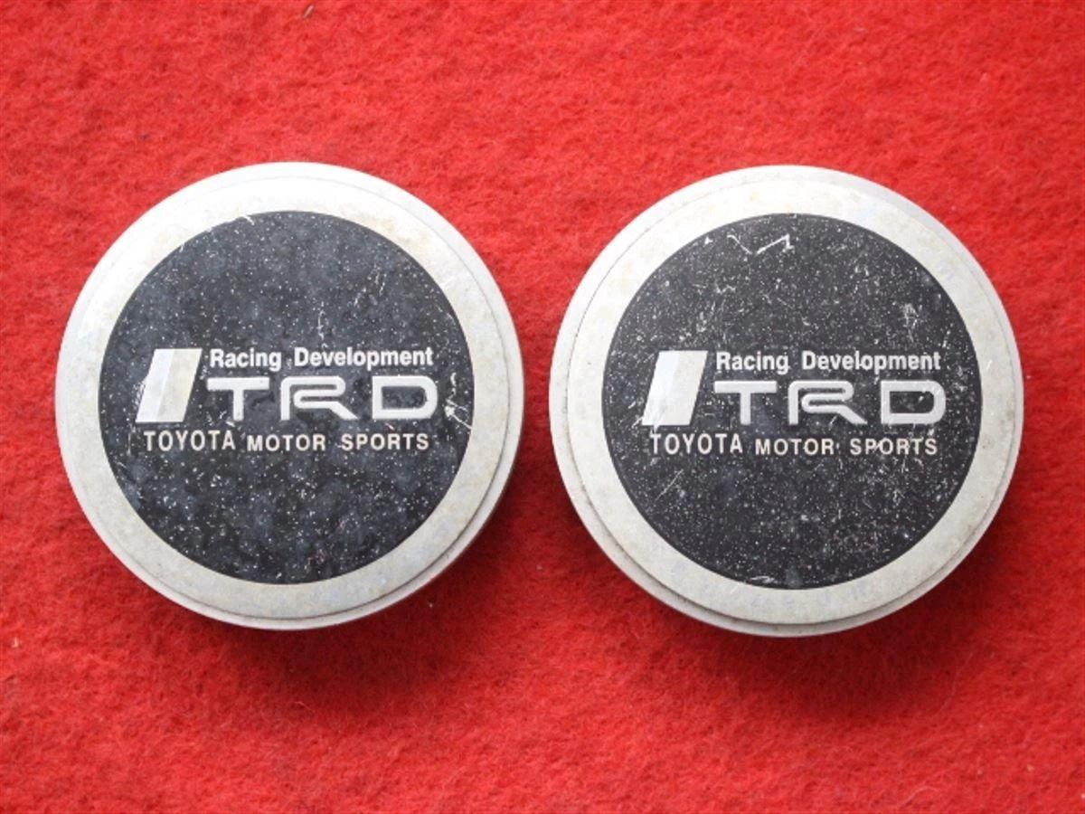 JDM 2 Racing Development TRD Genuine Used Wheel Center Caps Center Cov No Tires