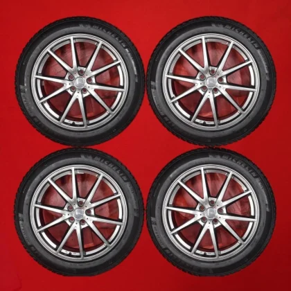 JDM Lexus 4-Piece Set: Michelin X-ICE SNOW SUV 235/55R20H 5-Spoke Alum No Tires