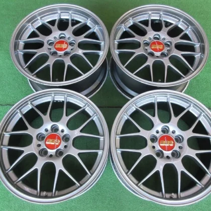 JDM BBS RG-R forging 4wheels 18x8+40 9+42 5x114.3 PFS wt 60mm Ring