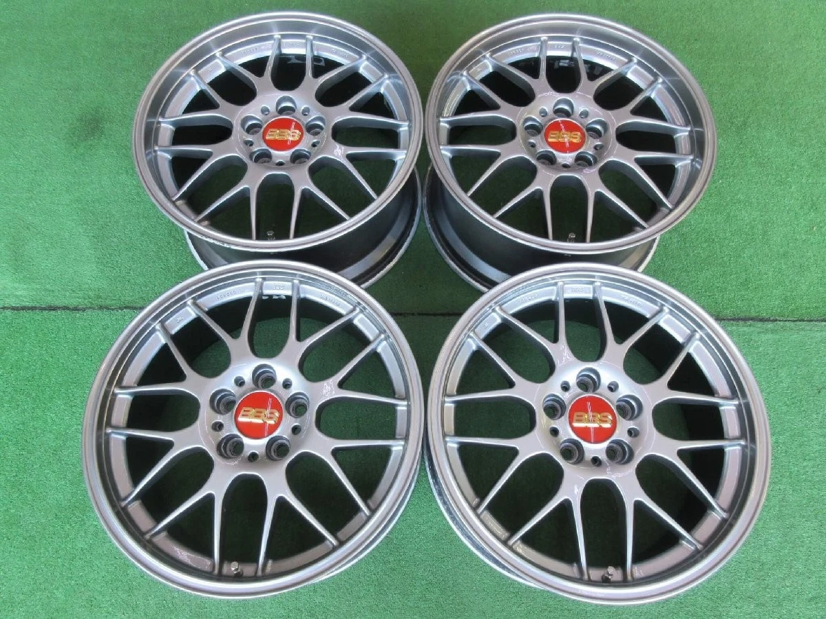 JDM BBS RG-R forging 4wheels 18x8+40 9+42 5x114.3 PFS wt 60mm Ring