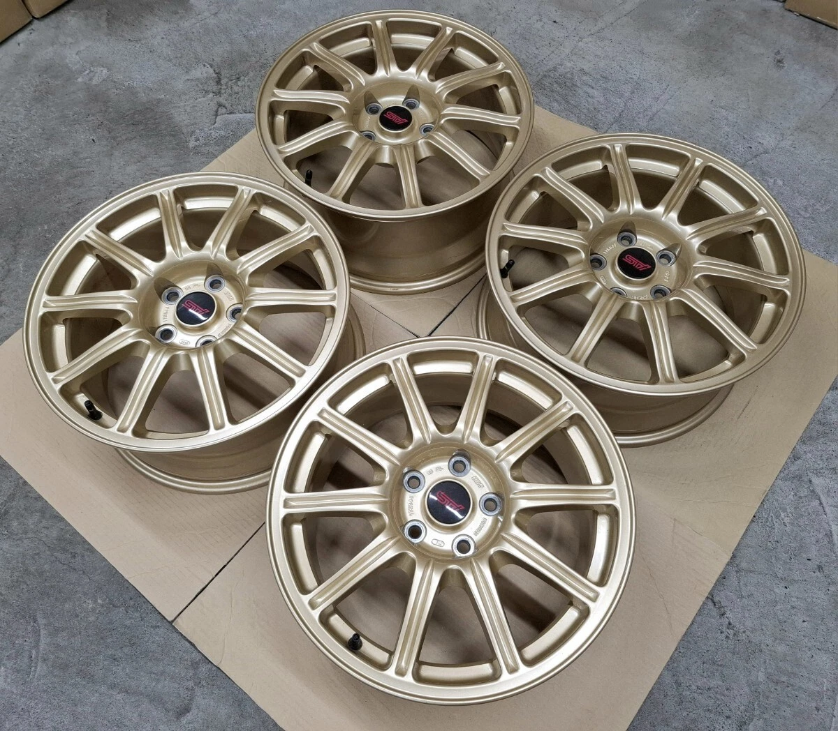 JDM Superb Quality Subaru Impreza WRX STI Genuine BBS Wheels 4Book GDB No Tires - Image 6