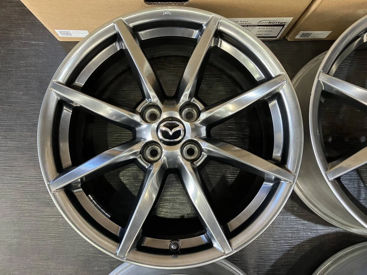 JDM SALE Finished Full set of 4 high-brightness paint finishes for Maz No Tires - Image 2