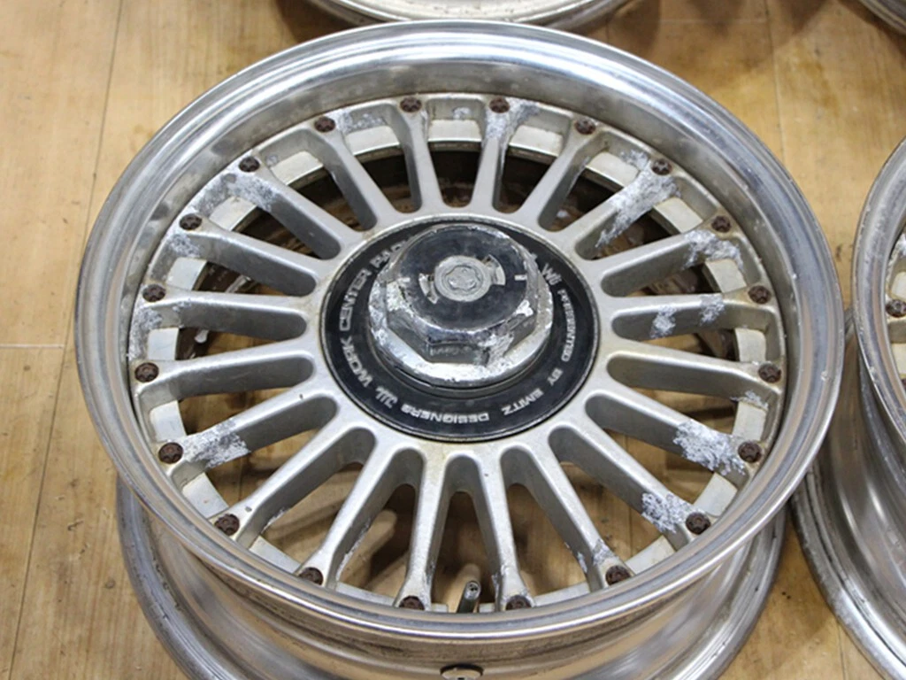 JDM B876 Old car out of production WORK EWING II EWING 2 Mesh 14x6J+15 No Tires - Image 4