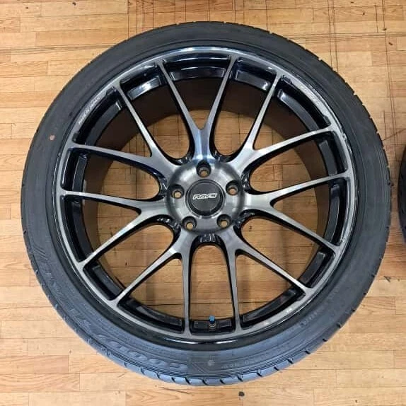 JDM RAYS VOLKRACING G27-PM FORGED 20x9.5J+30 9.5J+38 245/40R20 PCD114. No Tires - Image 5