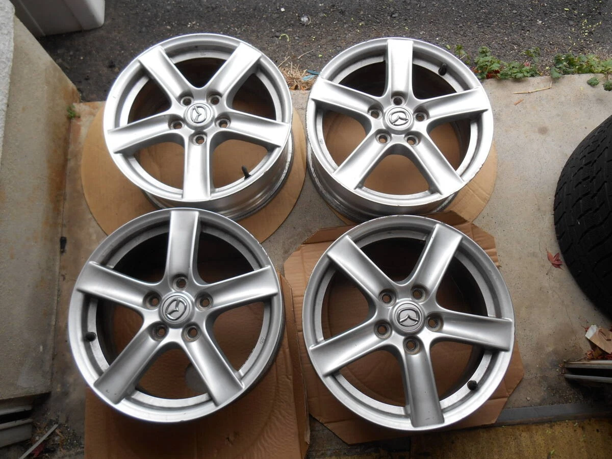 JDM Set of 4 Mazda NC Roadster genuine 6.5J-16 offset +55 pcd 114.3 5- No Tires