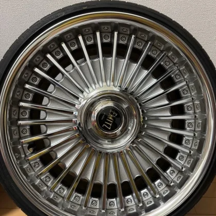 JDM EMITZ 20 Black Chrome Plated Wheels from Fukuoka No Tires